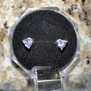 14k white gold Tanzanite earrings tanzanite earrings